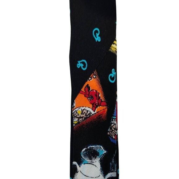 Rare Vintage General Mills Cereal Celebration Tie 100% Silk - Picture 4 of 14